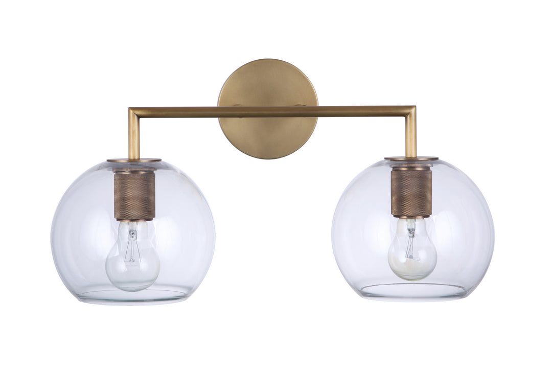 Mariana 140242 Bath Vanity Light 19 in. wide - Aged Brass