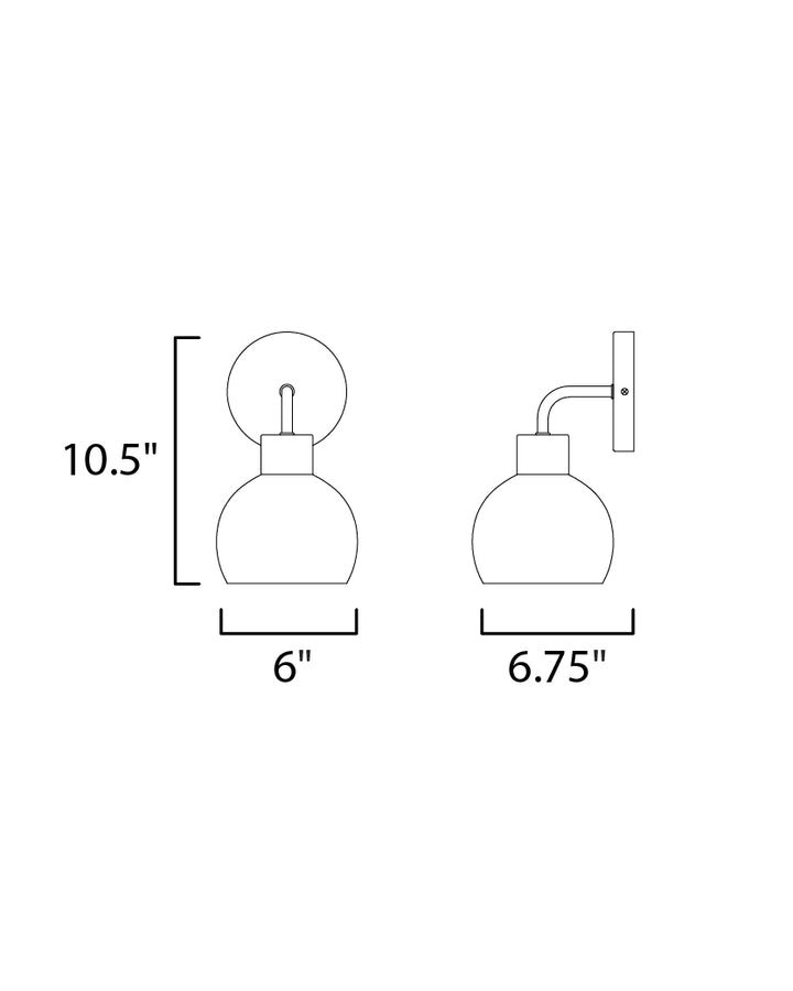 Maxim Coraline 11271SWSN Wall Sconce Light - Satin Nickel
