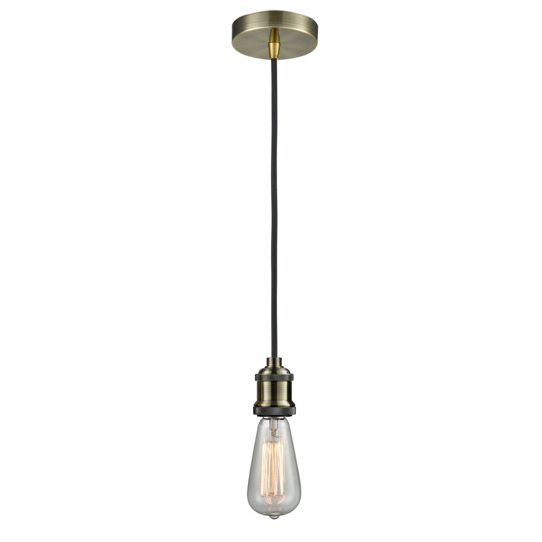 Innovations Edison 100AB-10BK-1AB Pendant Light - Antique Brass