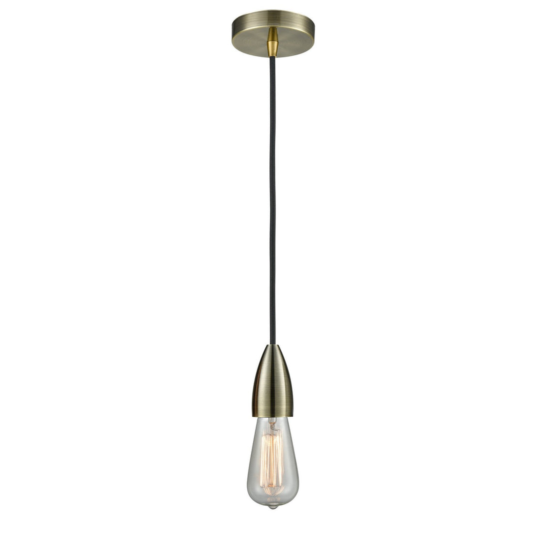 Innovations Fairchild 100AB-10BK-4AB Pendant Light - Antique Brass