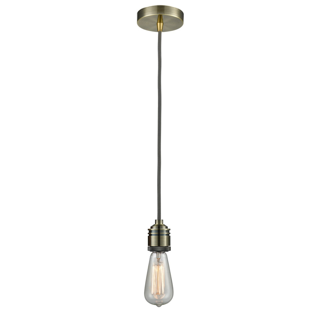 Innovations Winchester 100AB-10GY-2AB Pendant Light - Antique Brass