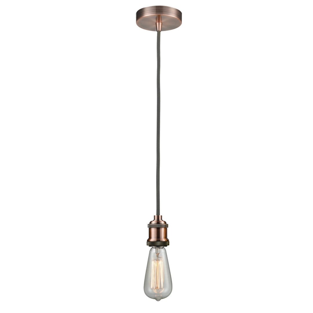 Innovations Edison 100AC-10GY-1AC Pendant Light - Antique Copper