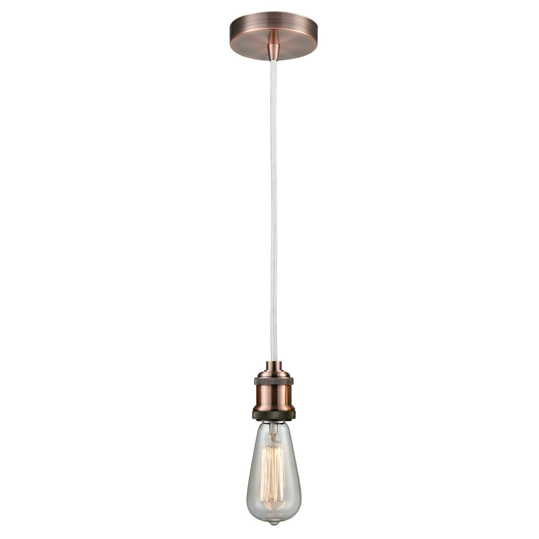 Innovations Edison 100AC-10W-1AC Pendant Light - Antique Copper