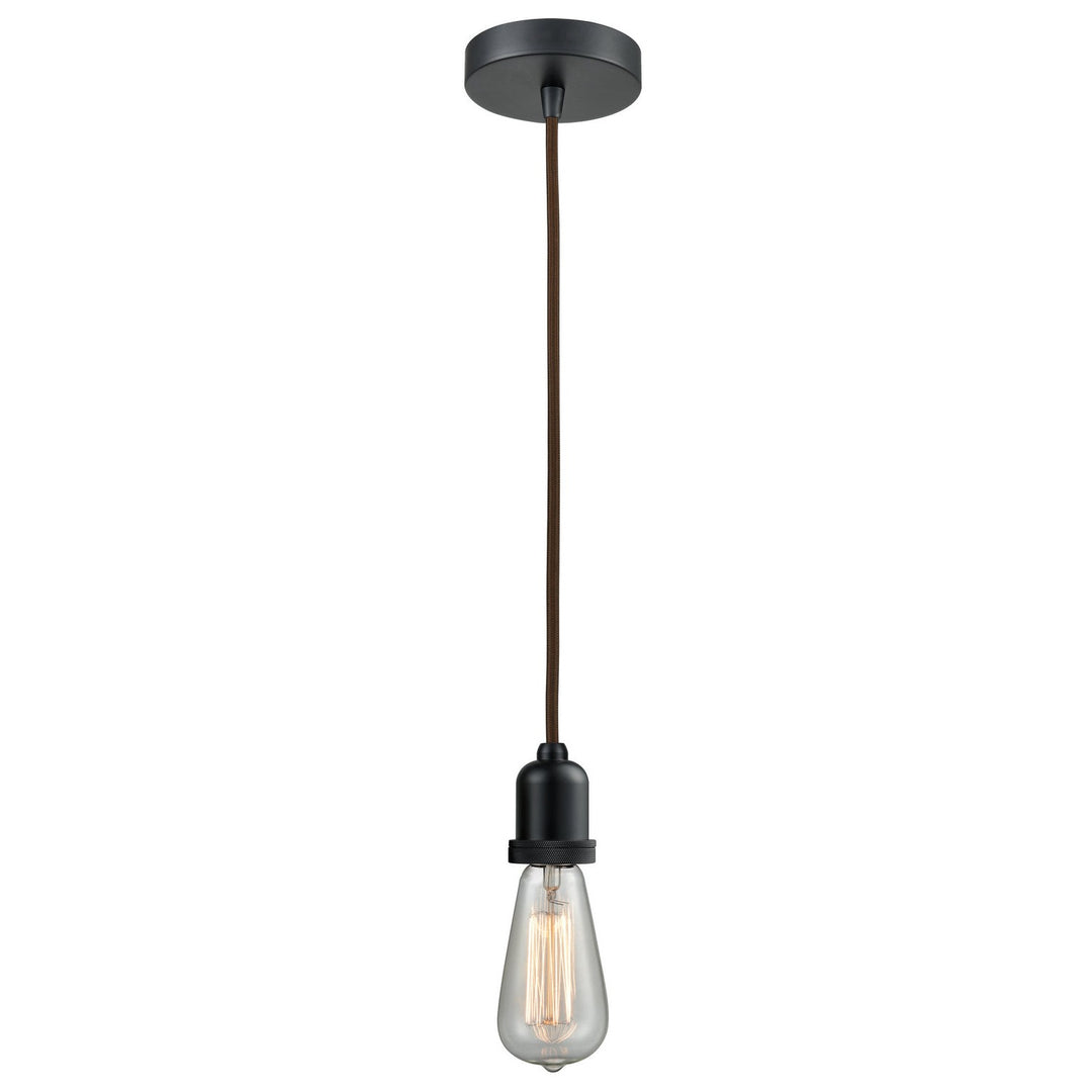 Innovations Whitney 100BK-10BR-0BK Pendant Light - Matte Black