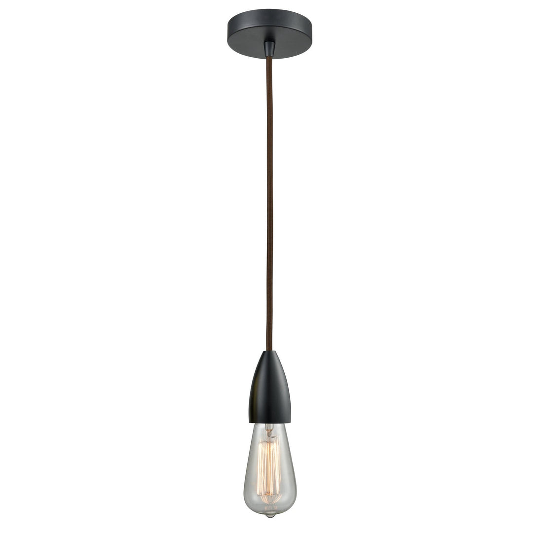 Innovations Fairchild 100BK-10BR-4BK Pendant Light - Matte Black