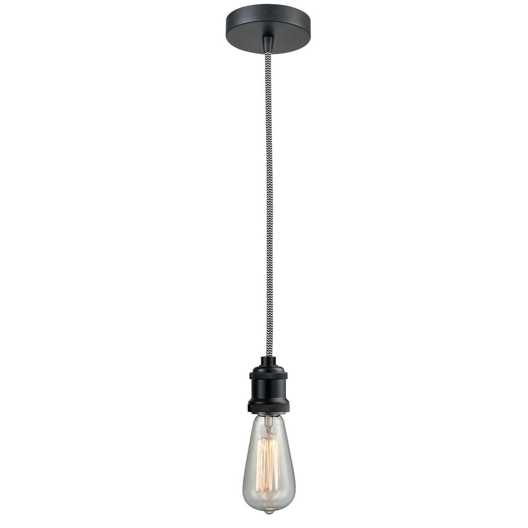 Innovations Edison 100BK-10BW-1BK Pendant Light - Matte Black