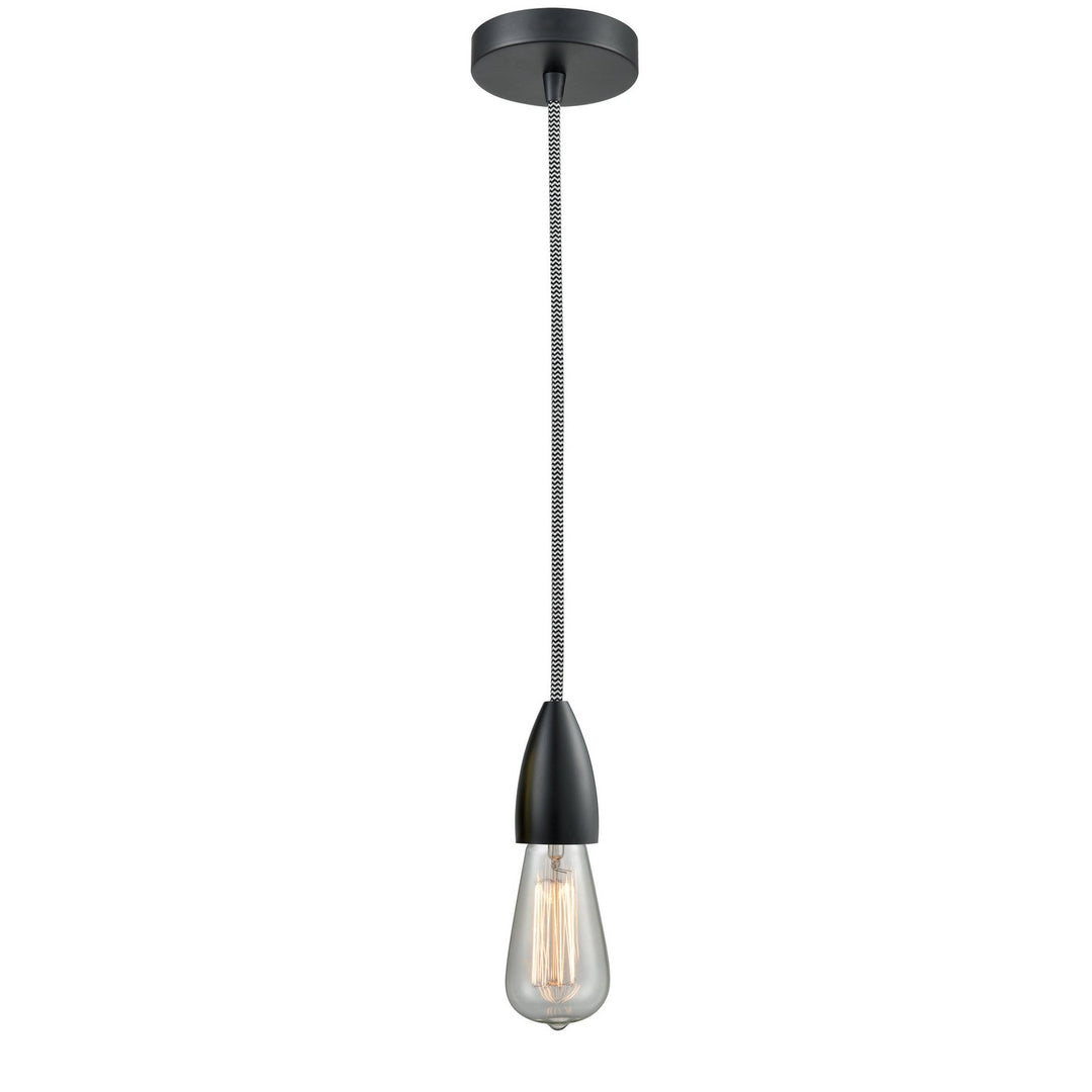 Innovations Fairchild 100BK-10BW-4BK Pendant Light - Matte Black