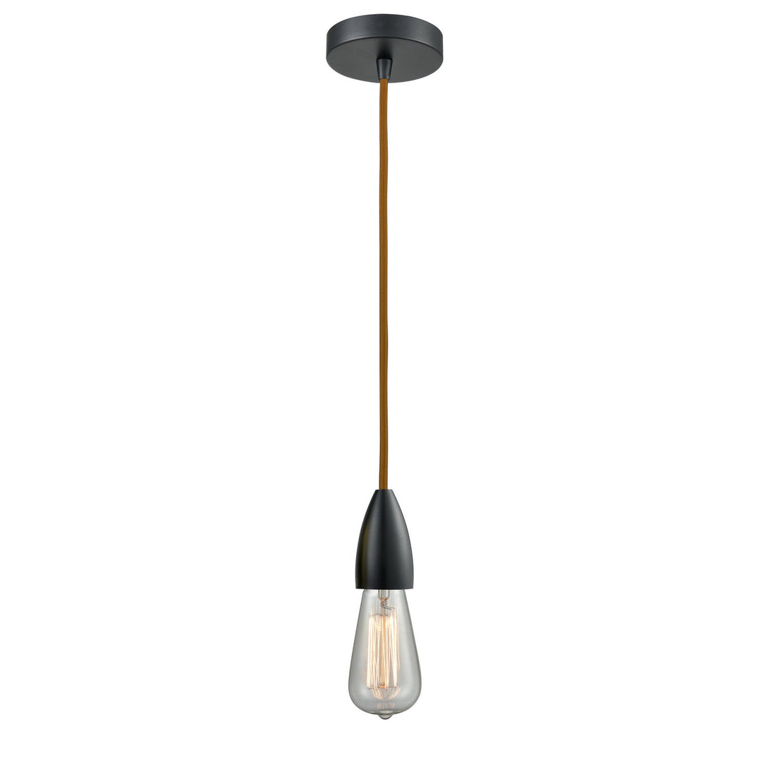 Innovations Fairchild 100BK-10CR-4BK Pendant Light - Matte Black