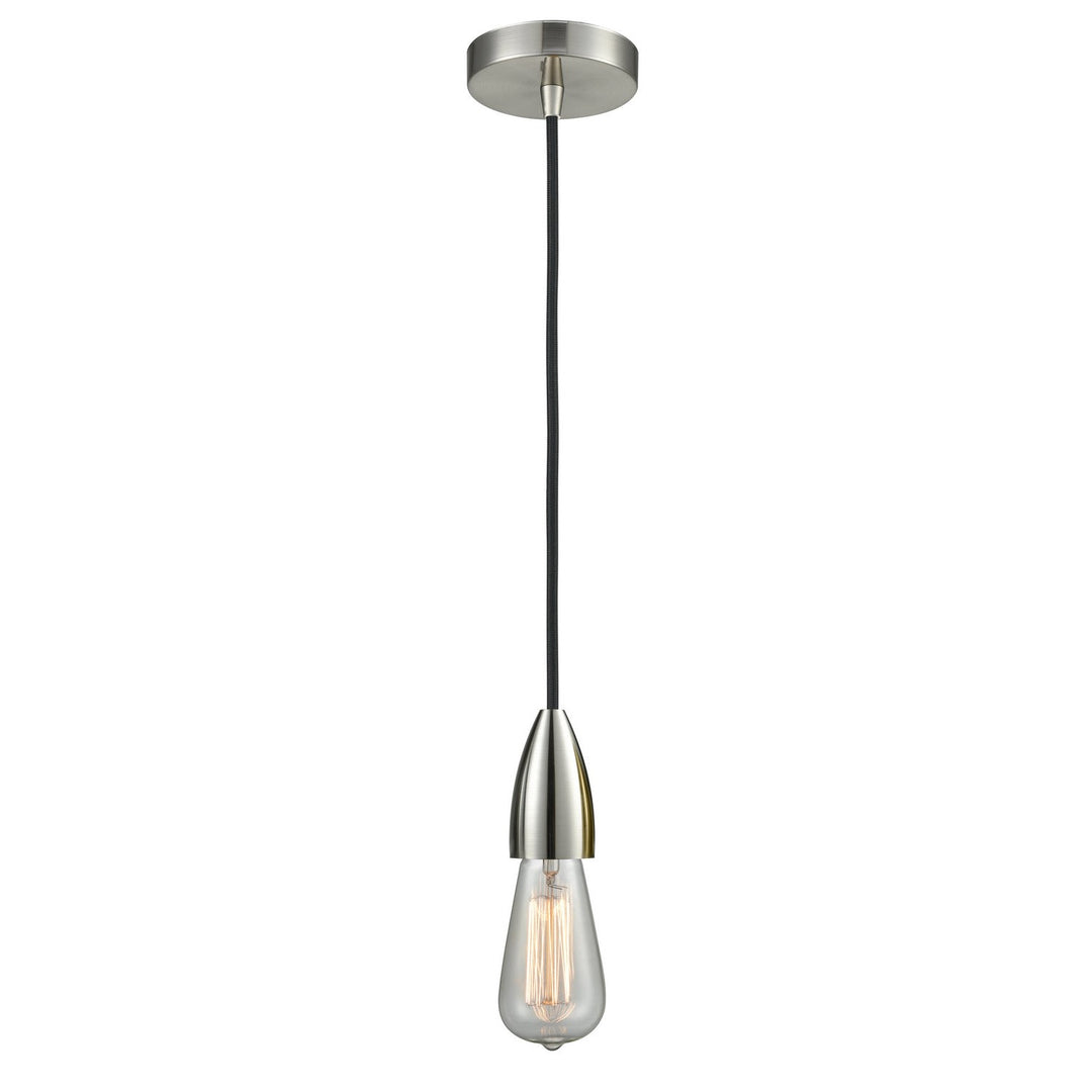 Innovations Fairchild 100SN-10BK-4SN Pendant Light - Satin Nickel