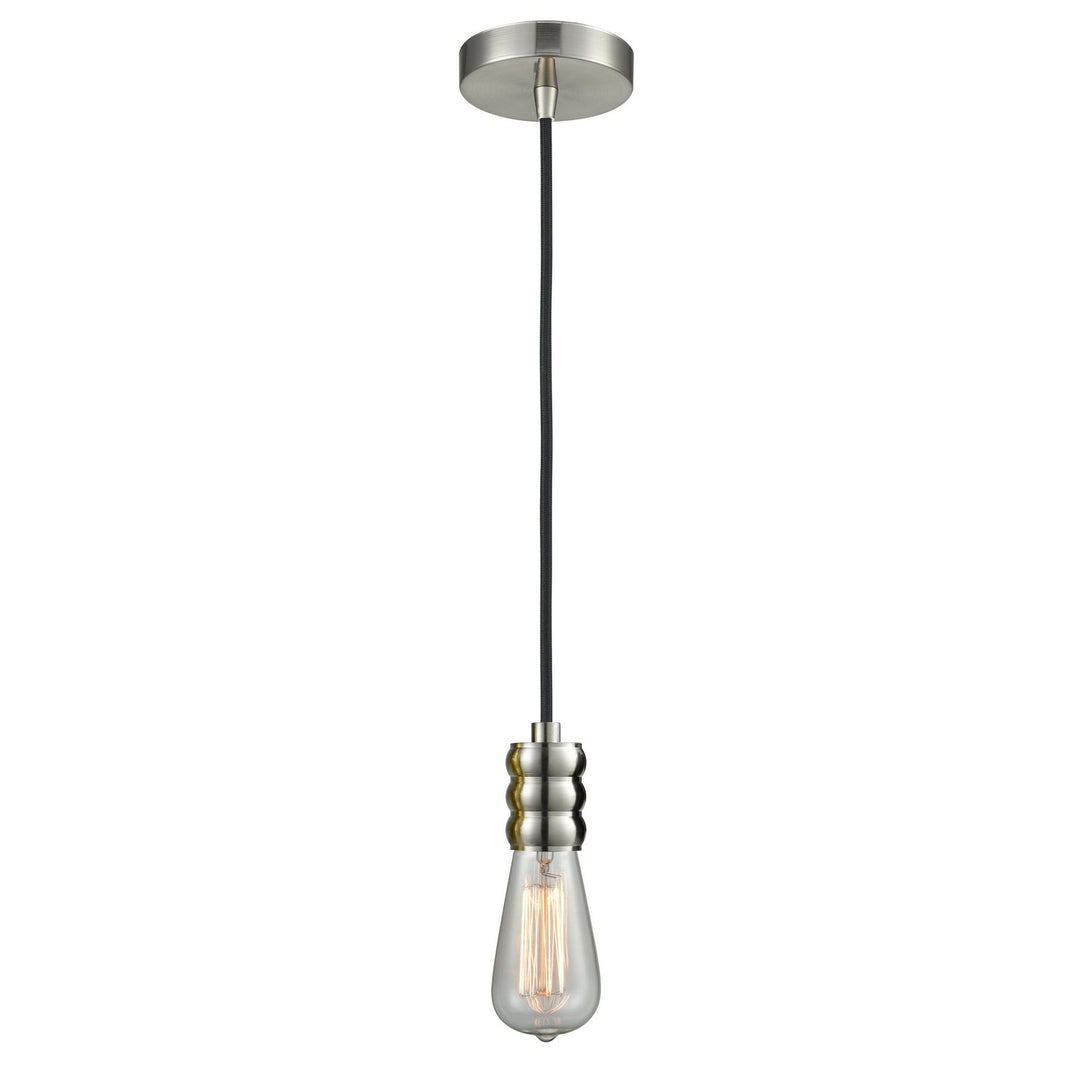 Innovations Gatsby 100SN-10BK-5SN Pendant Light - Satin Nickel