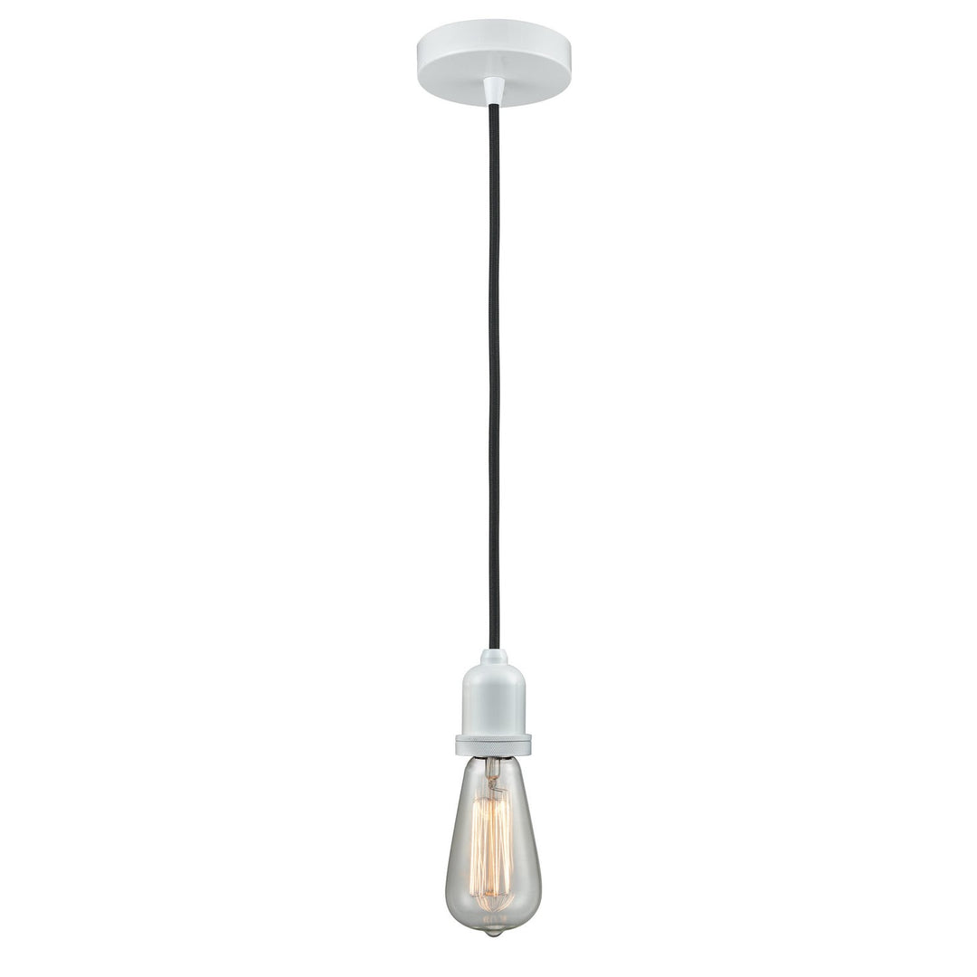 Innovations Whitney 100W-10BK-0W Pendant Light - White