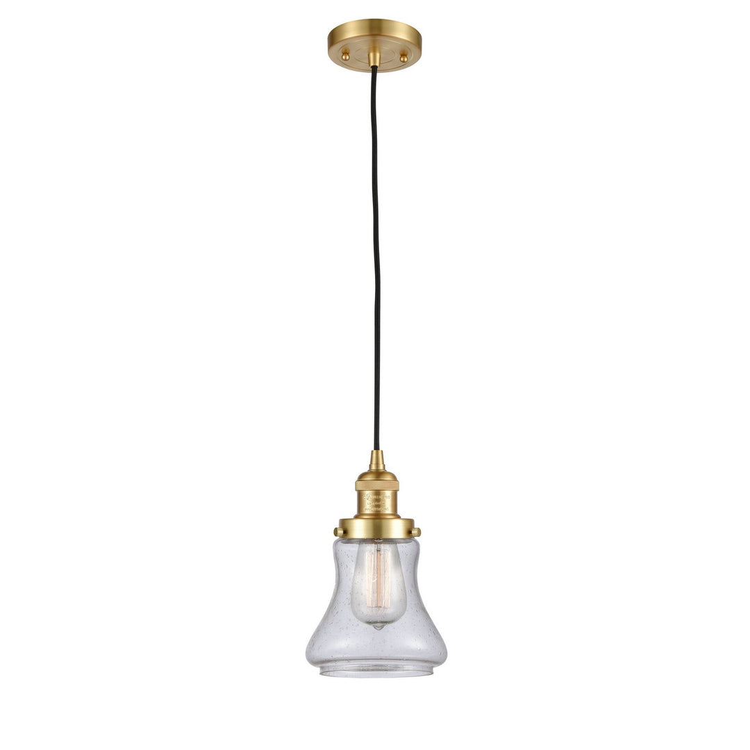 Innovations Franklin Restoration 201C-SG-G194-LED Pendant Light - Satin Gold