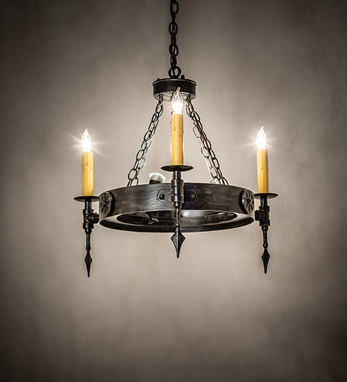 Meyda Tiffany Warwick 112811 Chandelier Light - Dark Roast