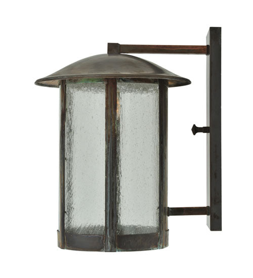 Meyda Tiffany Lighting 112832 Lake Charles One Light Wall Sconce Outdoor Bronze / Dark