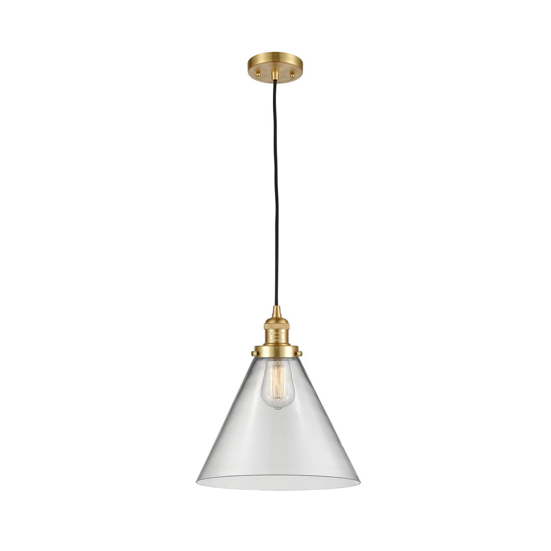 Innovations Franklin Restoration 201C-SG-G42-L Pendant Light - Satin Gold
