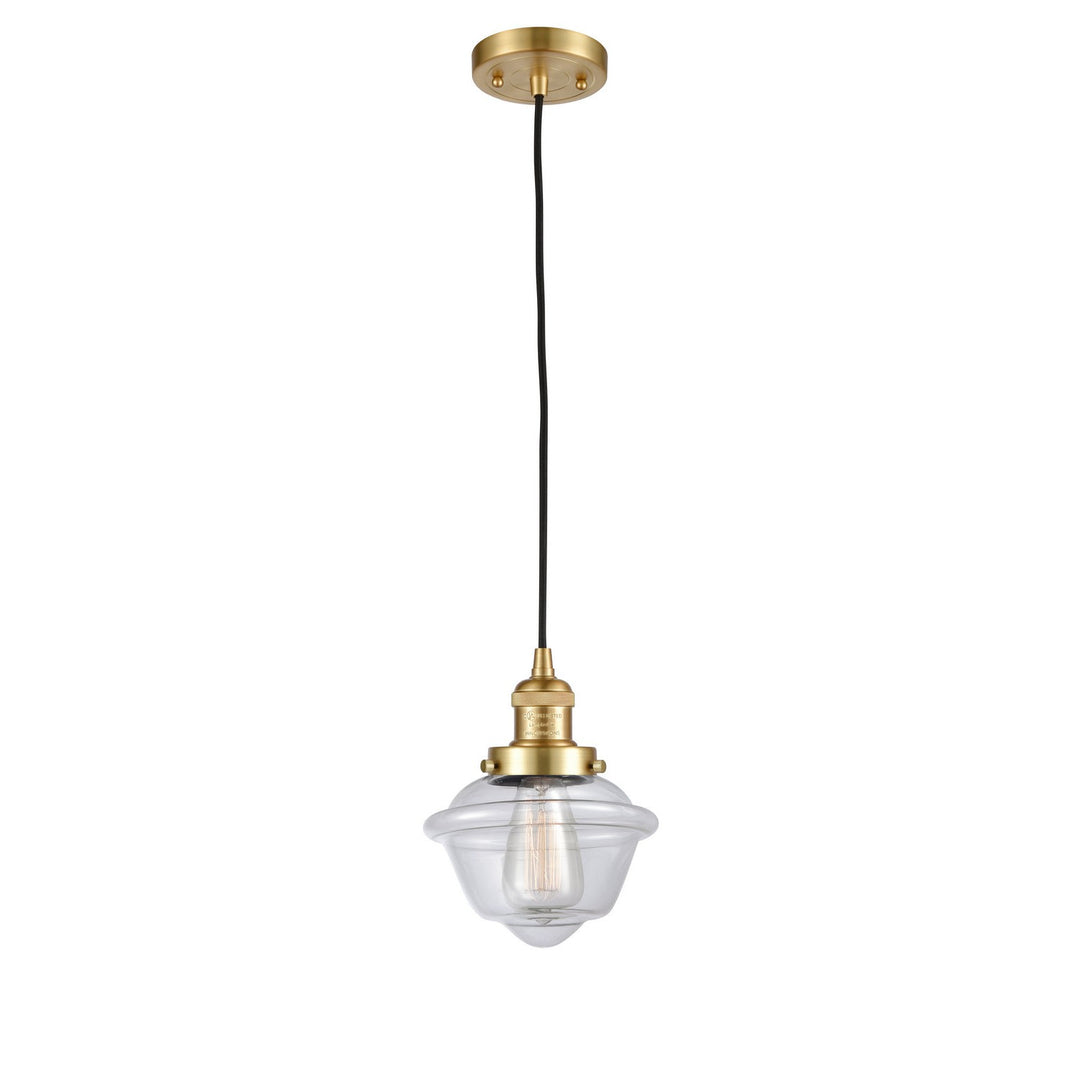 Innovations Franklin Restoration 201C-SG-G532-LED Pendant Light - Satin Gold