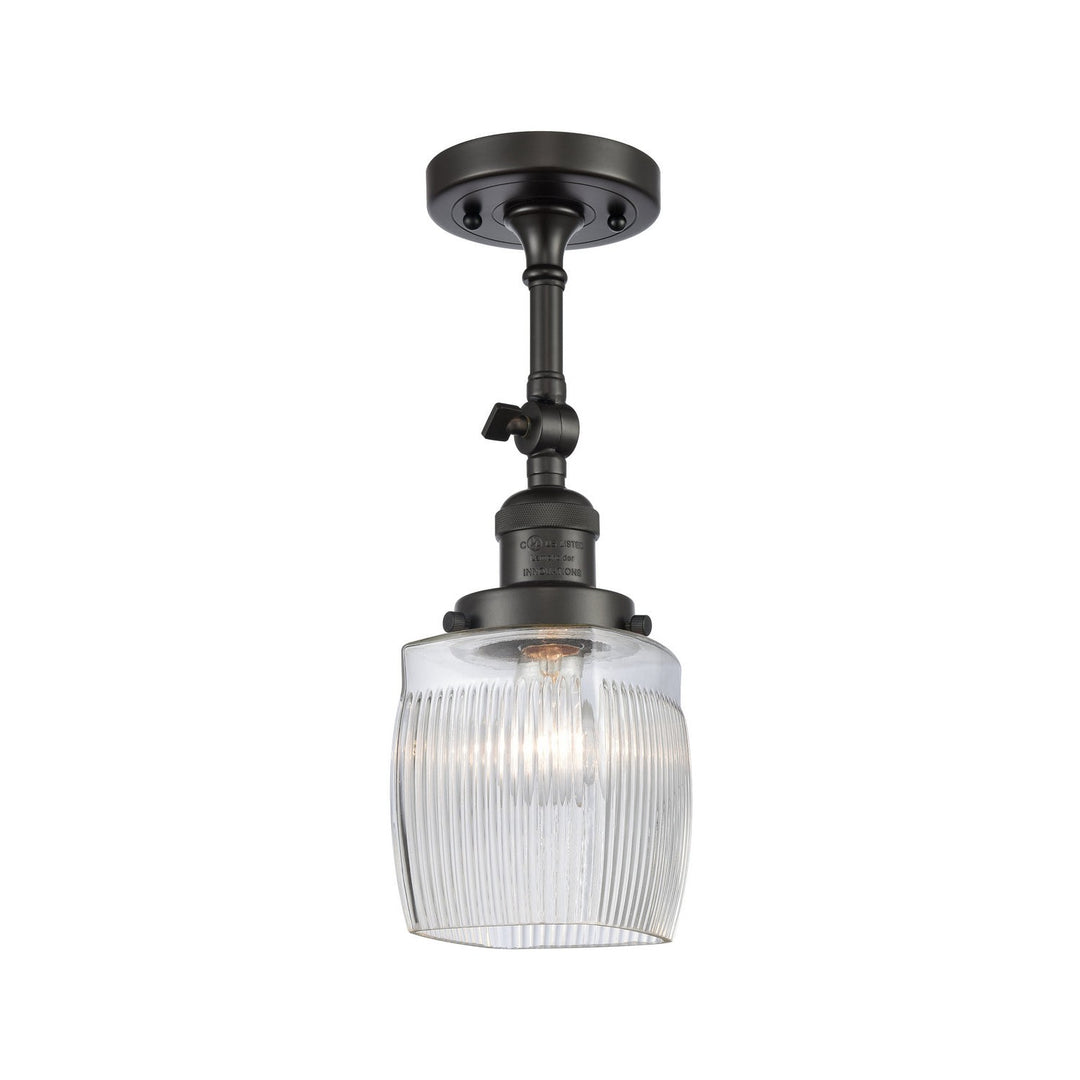 Innovations Franklin Restoration 201F-OB-G302-LED Ceiling Light - Oil Rubbed Bronze