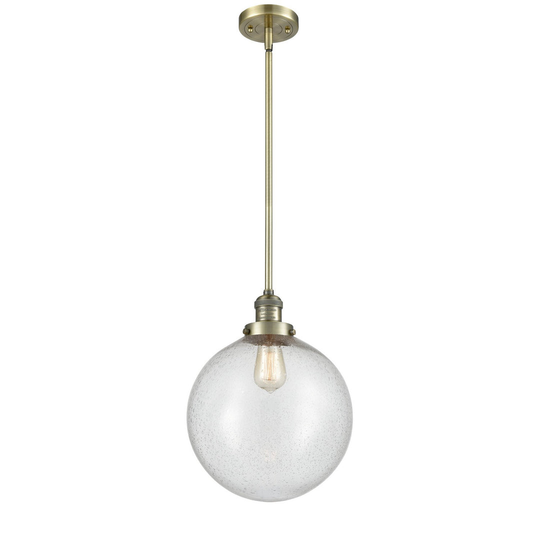 Innovations Franklin Restoration 201S-AB-G204-12-LED Pendant Light - Antique Brass