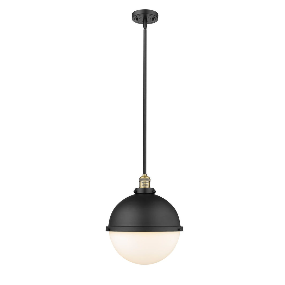 Innovations Franklin Restoration 201S-BAB-HFS-121-BK Pendant Light - Black Antique Brass