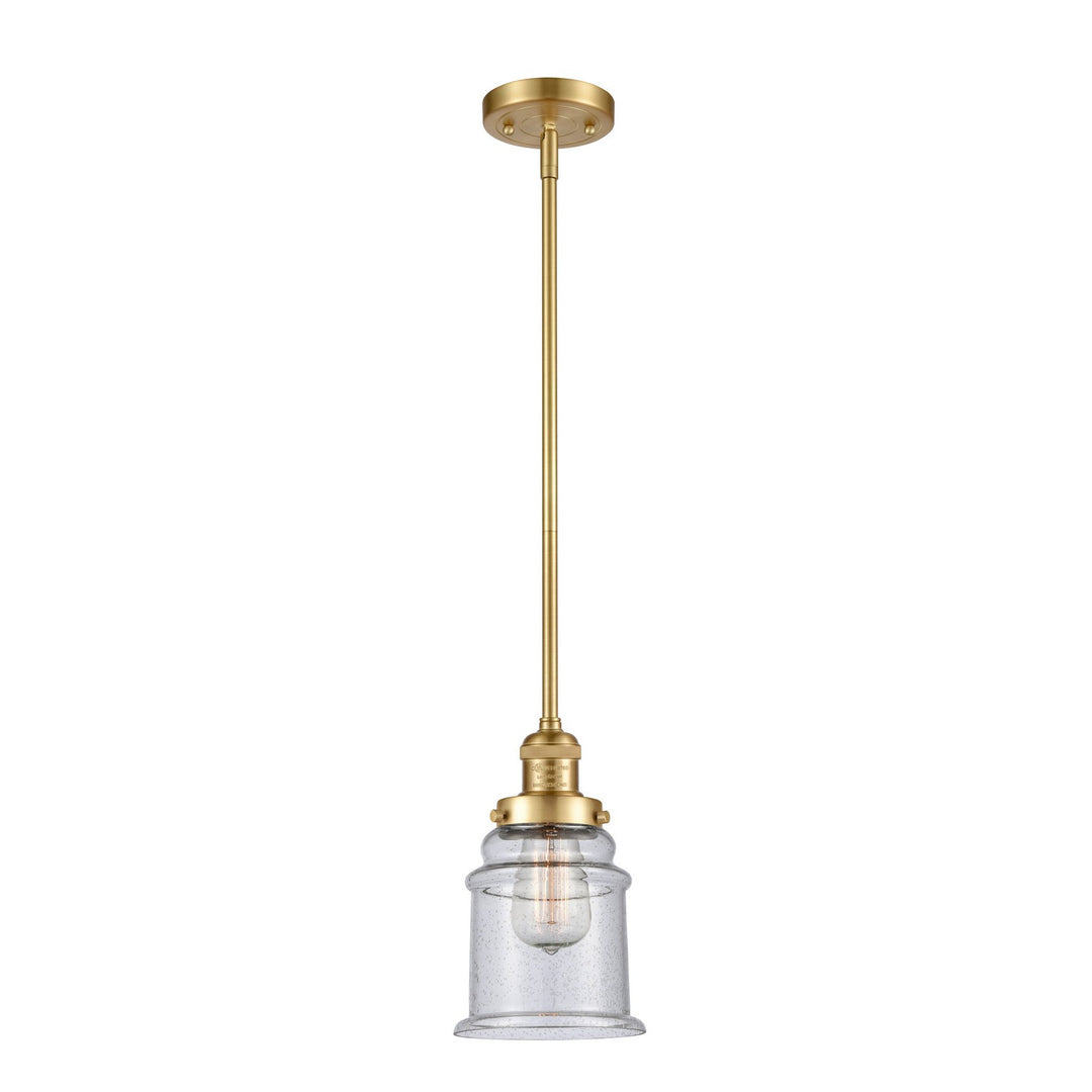 Innovations Franklin Restoration 201S-SG-G184-LED Pendant Light - Satin Gold