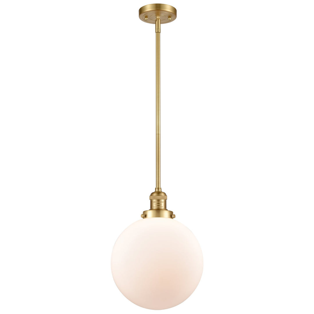 Innovations Franklin Restoration 201S-SG-G201-10-LED Pendant Light - Satin Gold
