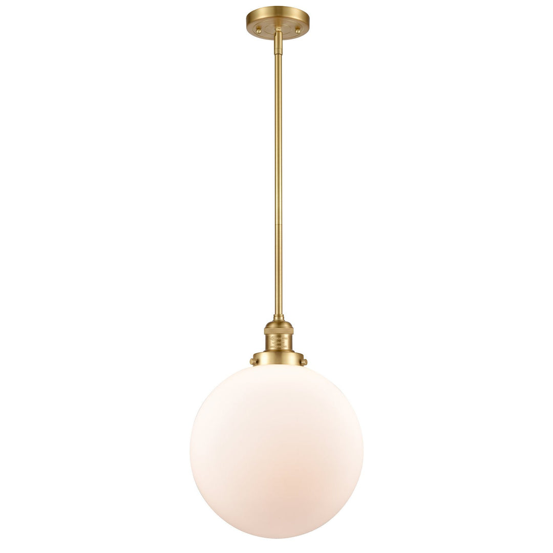 Innovations Franklin Restoration 201S-SG-G201-12-LED Pendant Light - Satin Gold