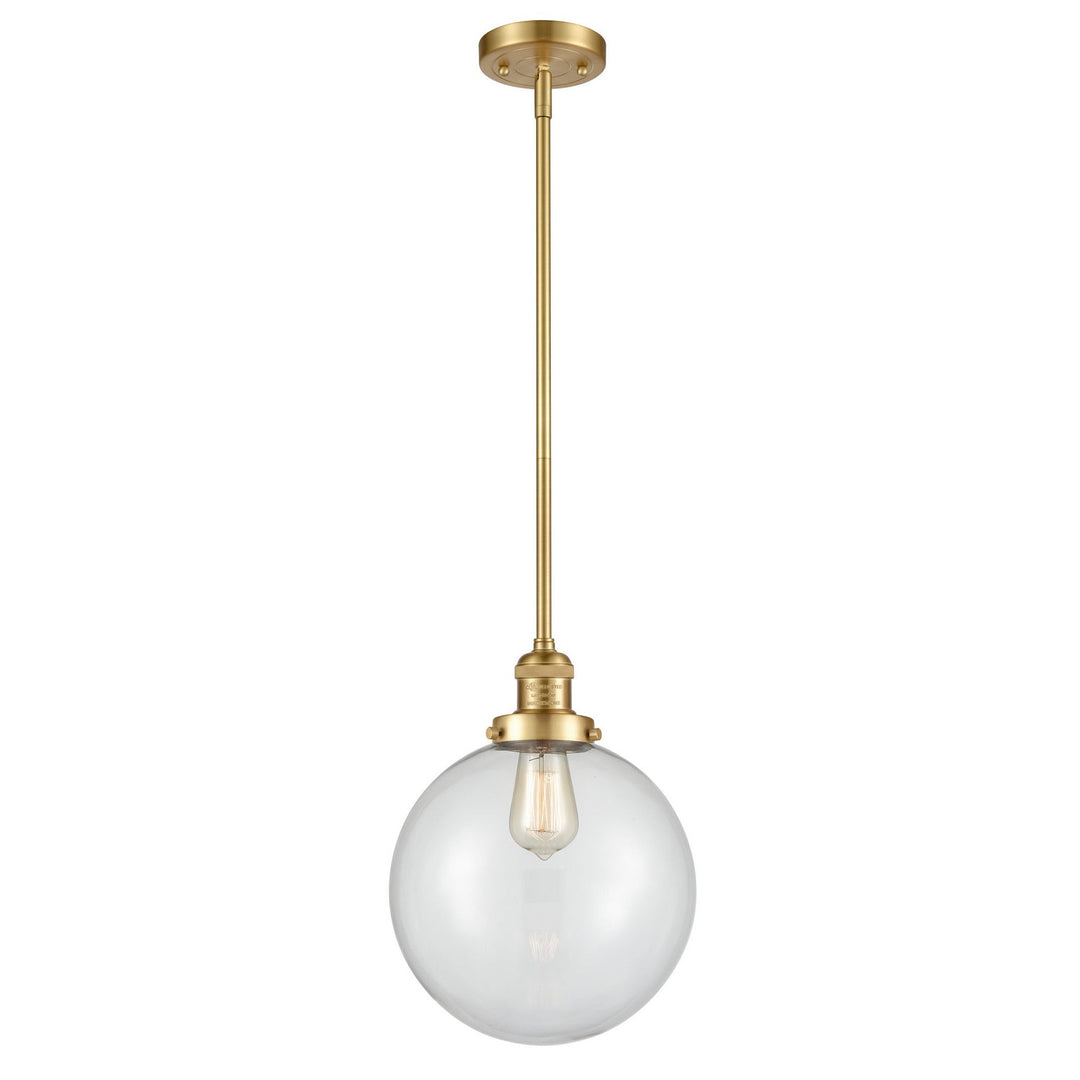 Innovations Franklin Restoration 201S-SG-G202-10-LED Pendant Light - Satin Gold