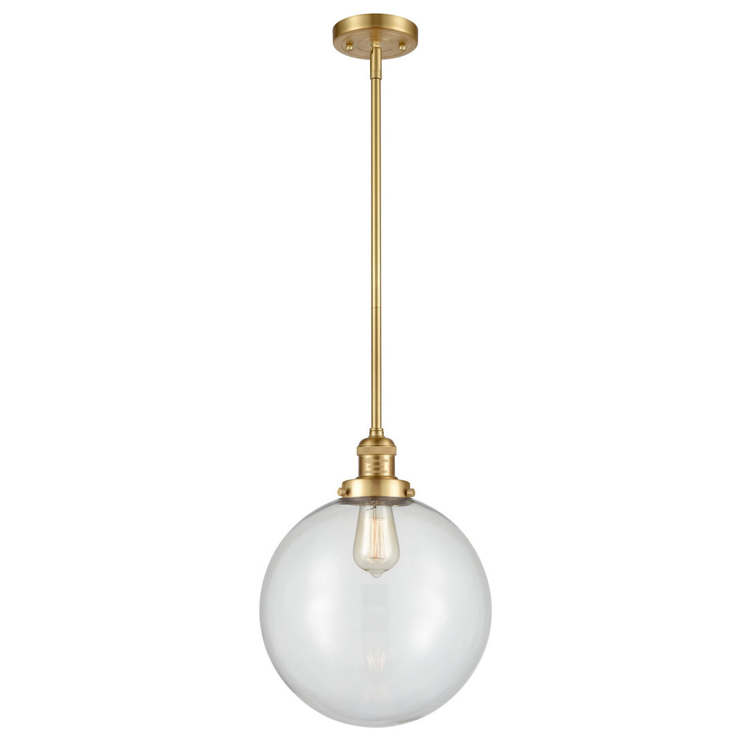 Innovations Franklin Restoration 201S-SG-G202-12-LED Pendant Light - Satin Gold