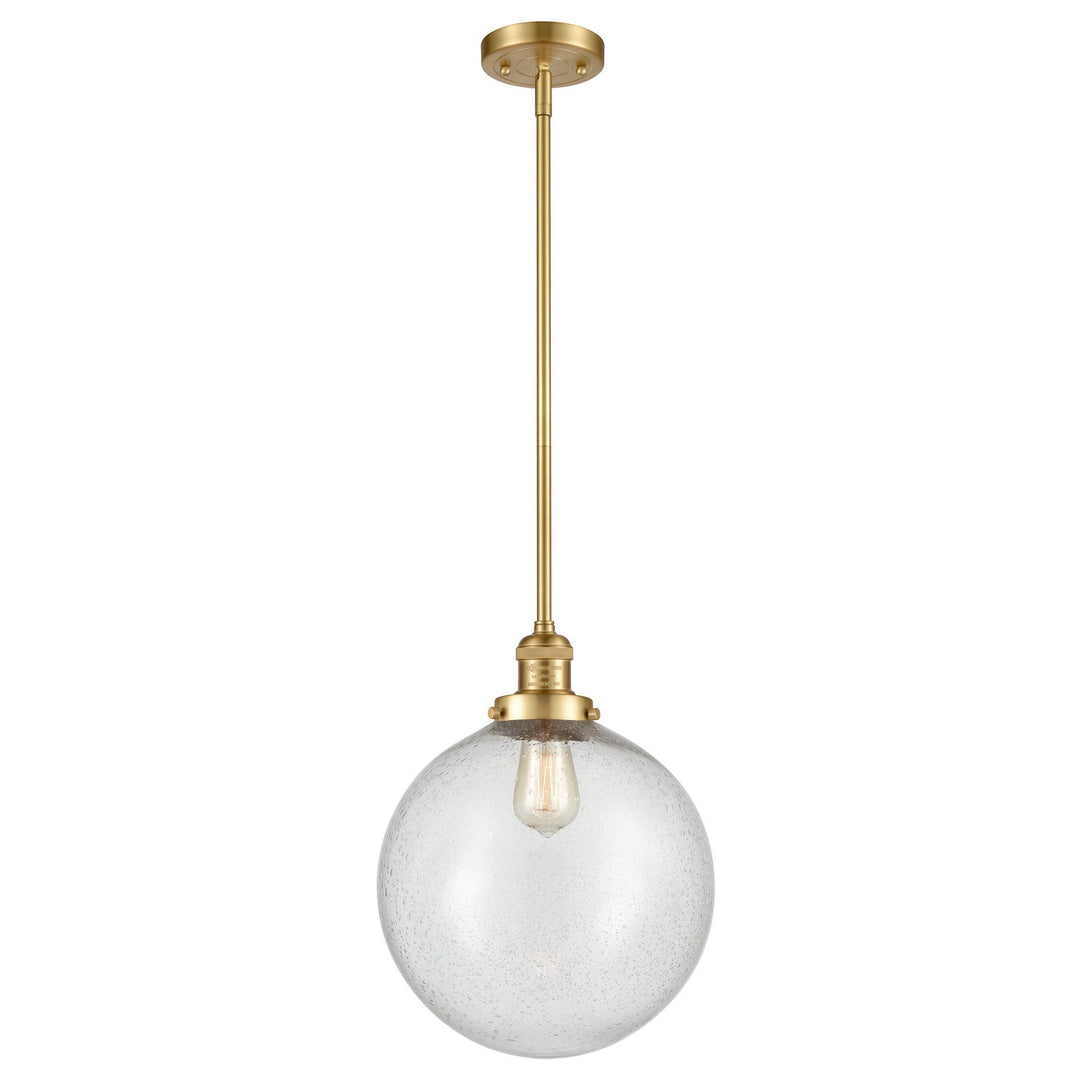 Innovations Franklin Restoration 201S-SG-G204-12-LED Pendant Light - Satin Gold