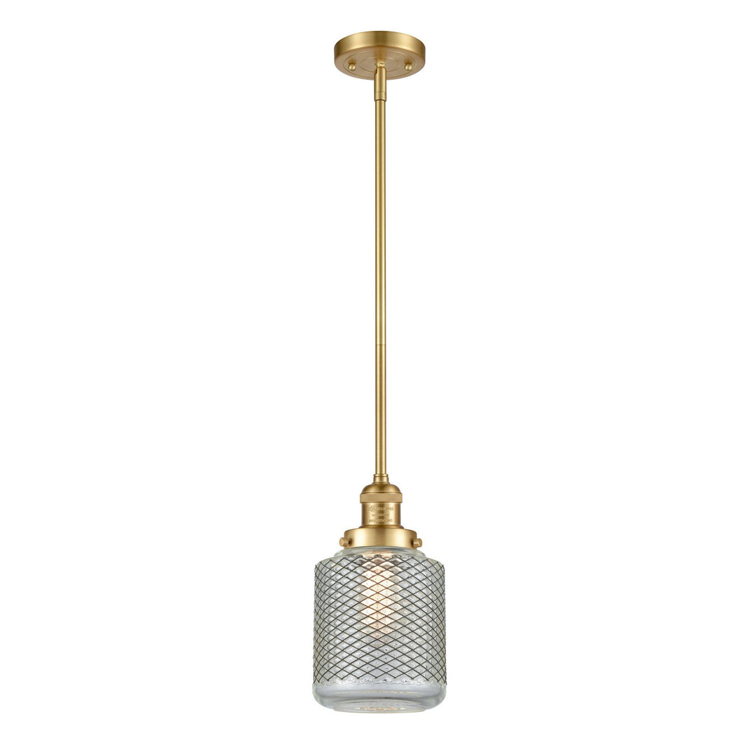 Innovations Franklin Restoration 201S-SG-G262-LED Pendant Light - Satin Gold