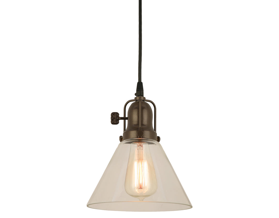 Hi Lite Addison H-99518-C-145-CLR Pendant Light - Oil Rubbed Bronze