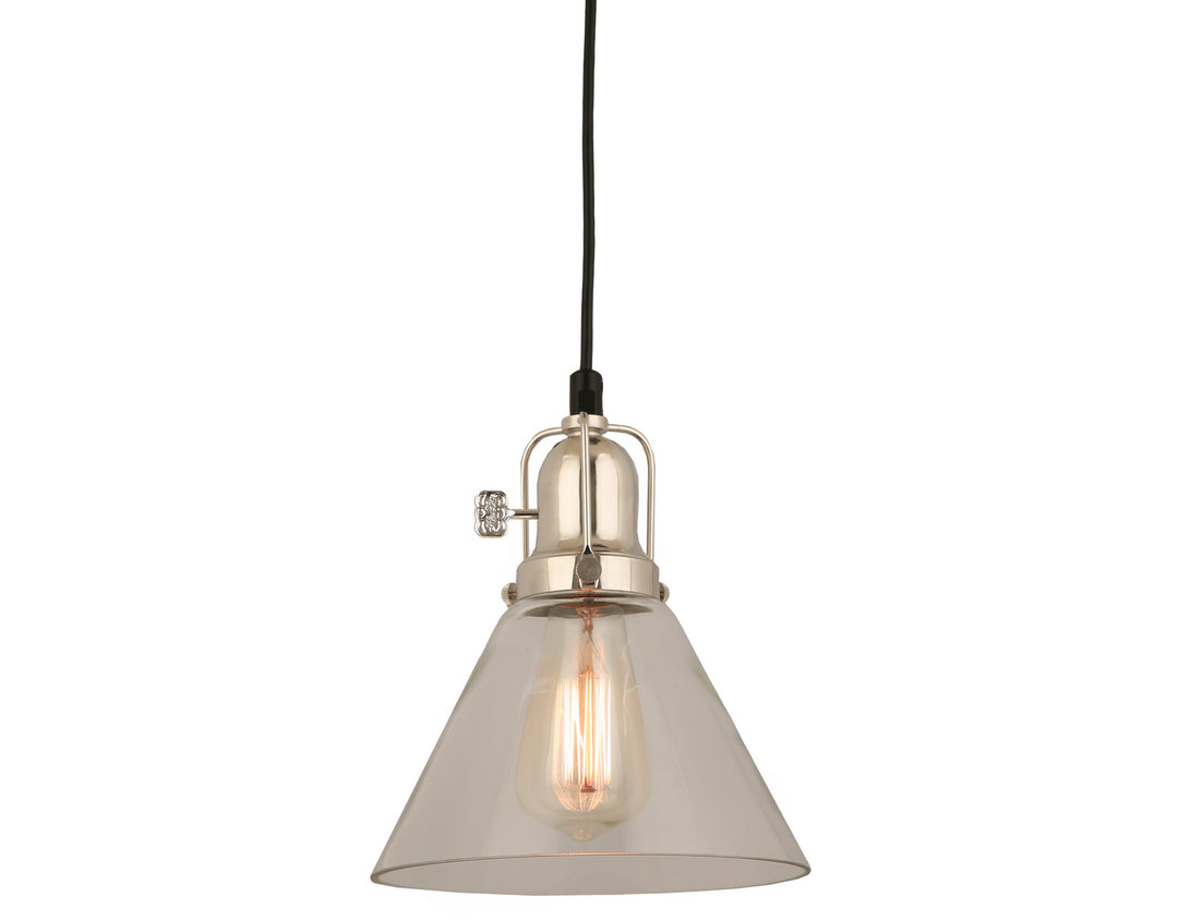 Hi Lite Addison H-99518-C-160-CLR Pendant Light - Polished Nickel