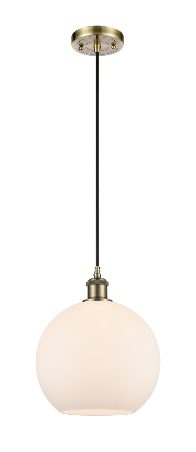 Innovations Ballston 516-1P-AB-G121-10 Pendant Light - Antique Brass