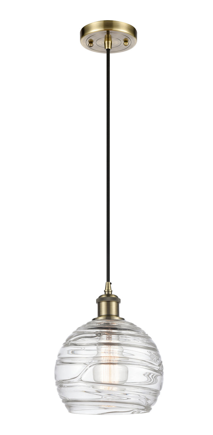 Innovations Ballston 516-1P-AB-G1213-8 Pendant Light - Antique Brass