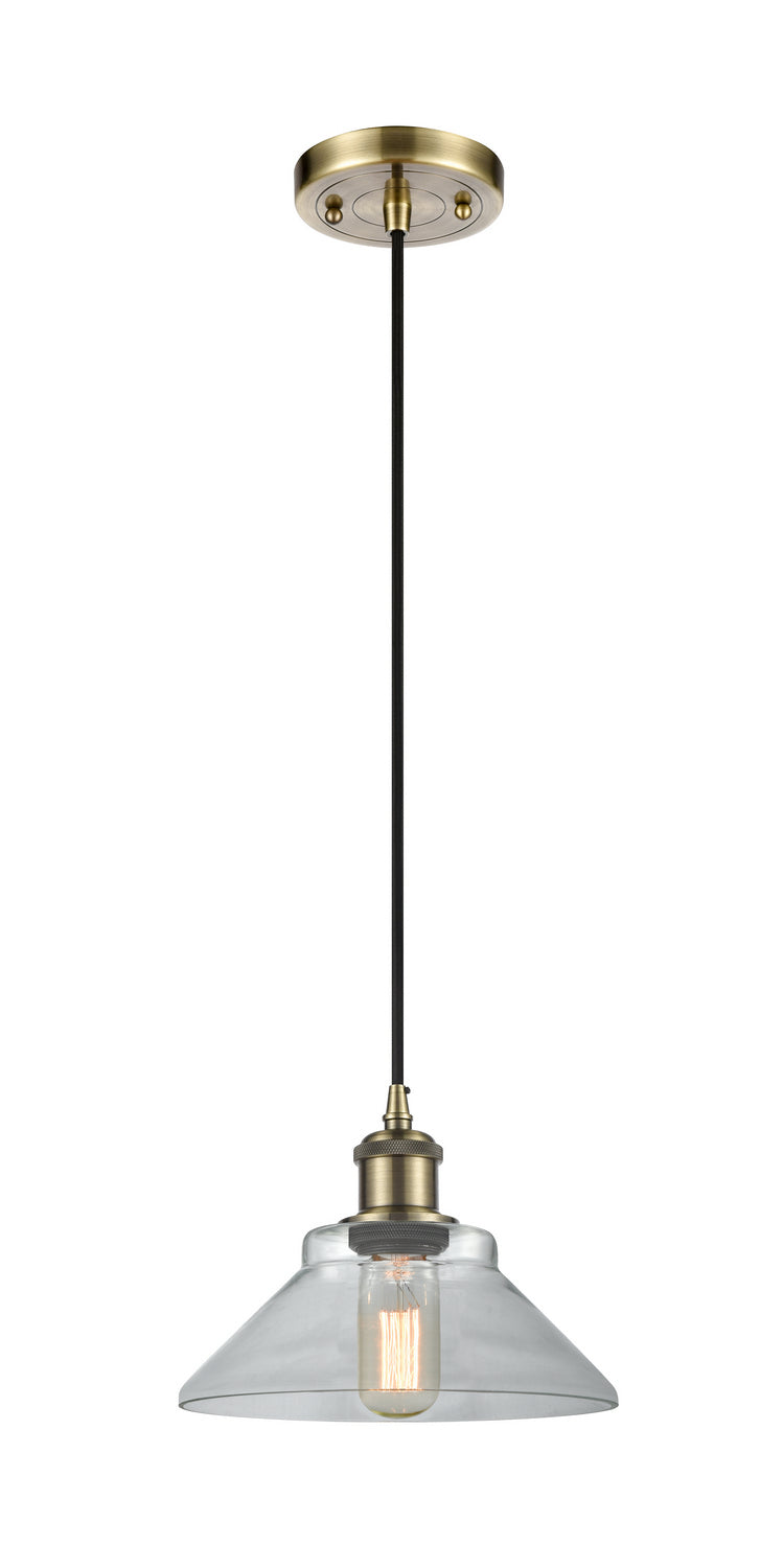 Innovations Ballston 516-1P-AB-G132 Pendant Light - Antique Brass