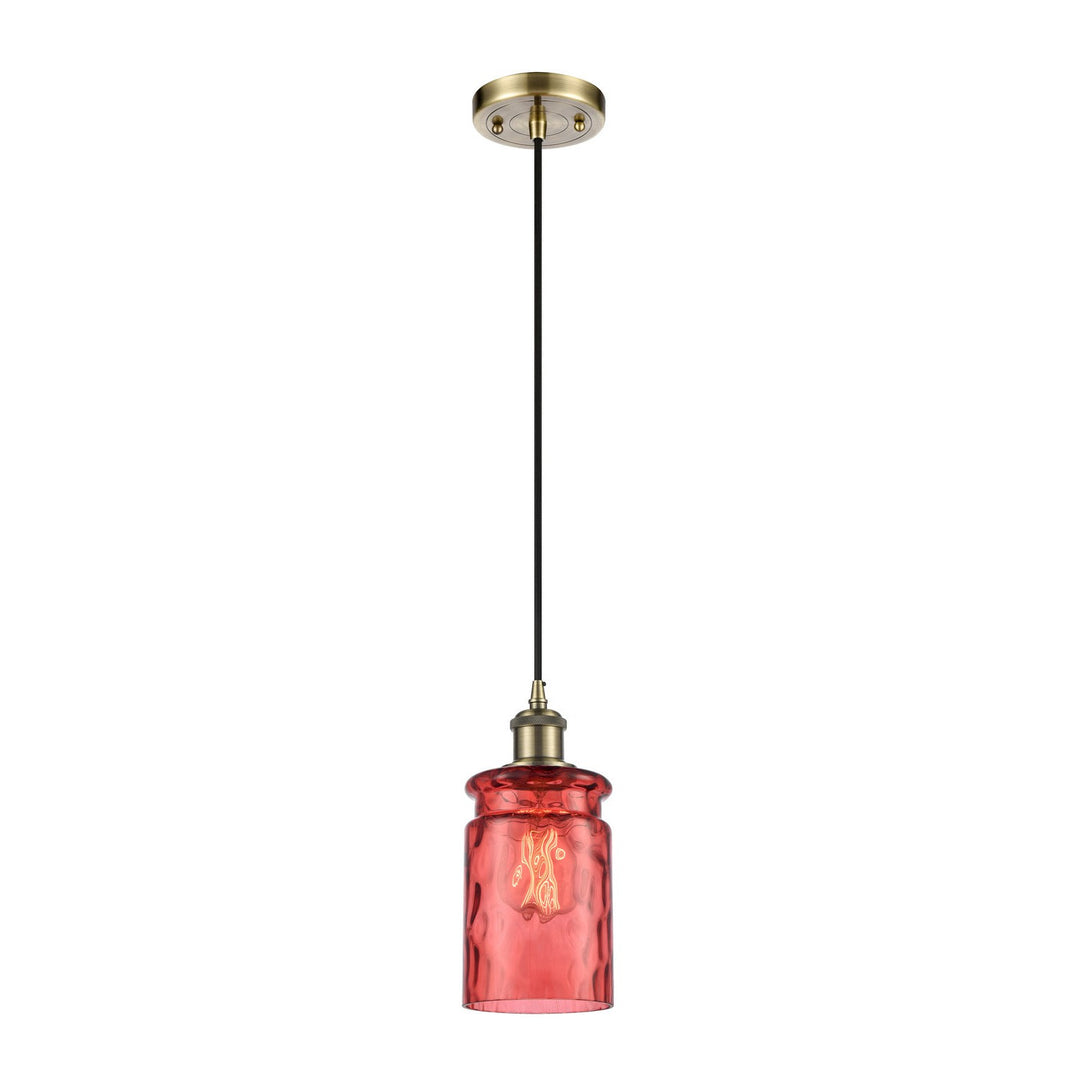 Innovations Ballston 516-1P-AB-G352-RD-LED Pendant Light - Antique Brass
