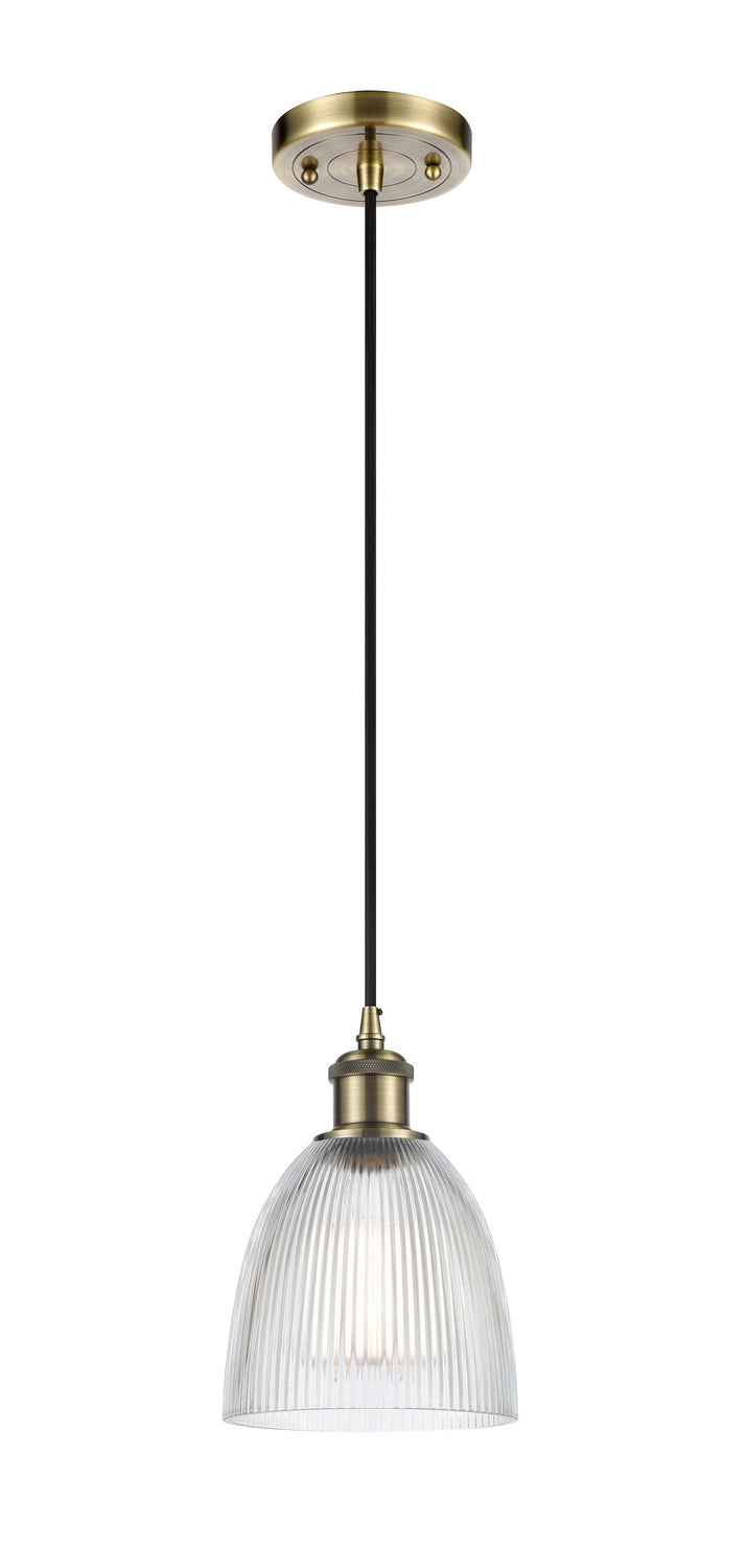 Innovations Ballston 516-1P-AB-G382 Pendant Light - Antique Brass
