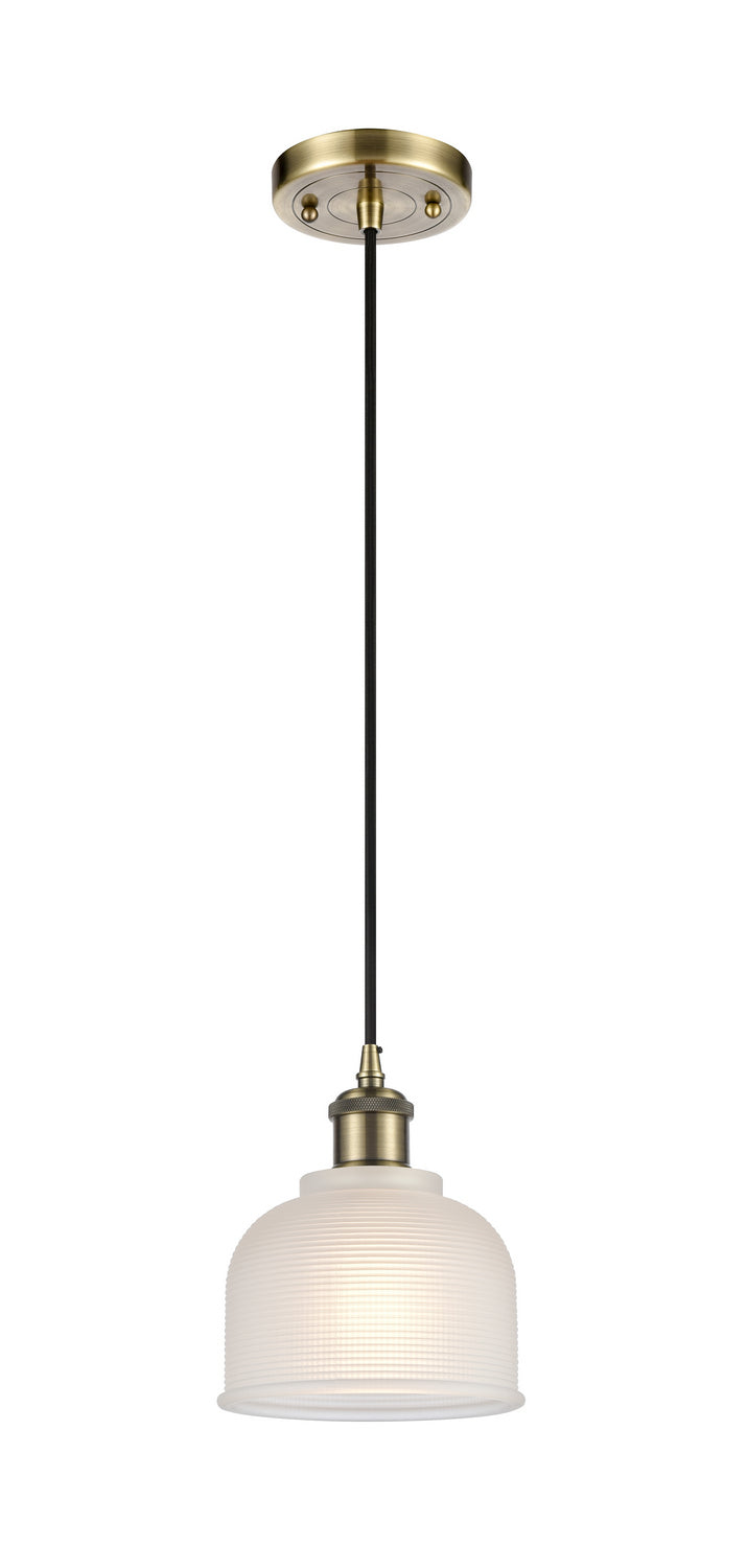 Innovations Ballston 516-1P-AB-G411-LED Pendant Light - Antique Brass