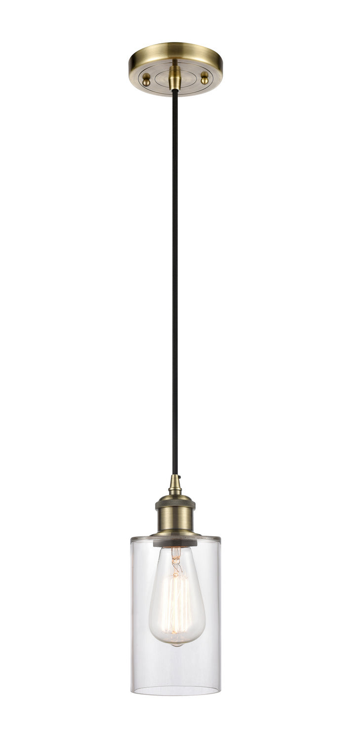 Innovations Ballston 516-1P-AB-G802 Pendant Light - Antique Brass