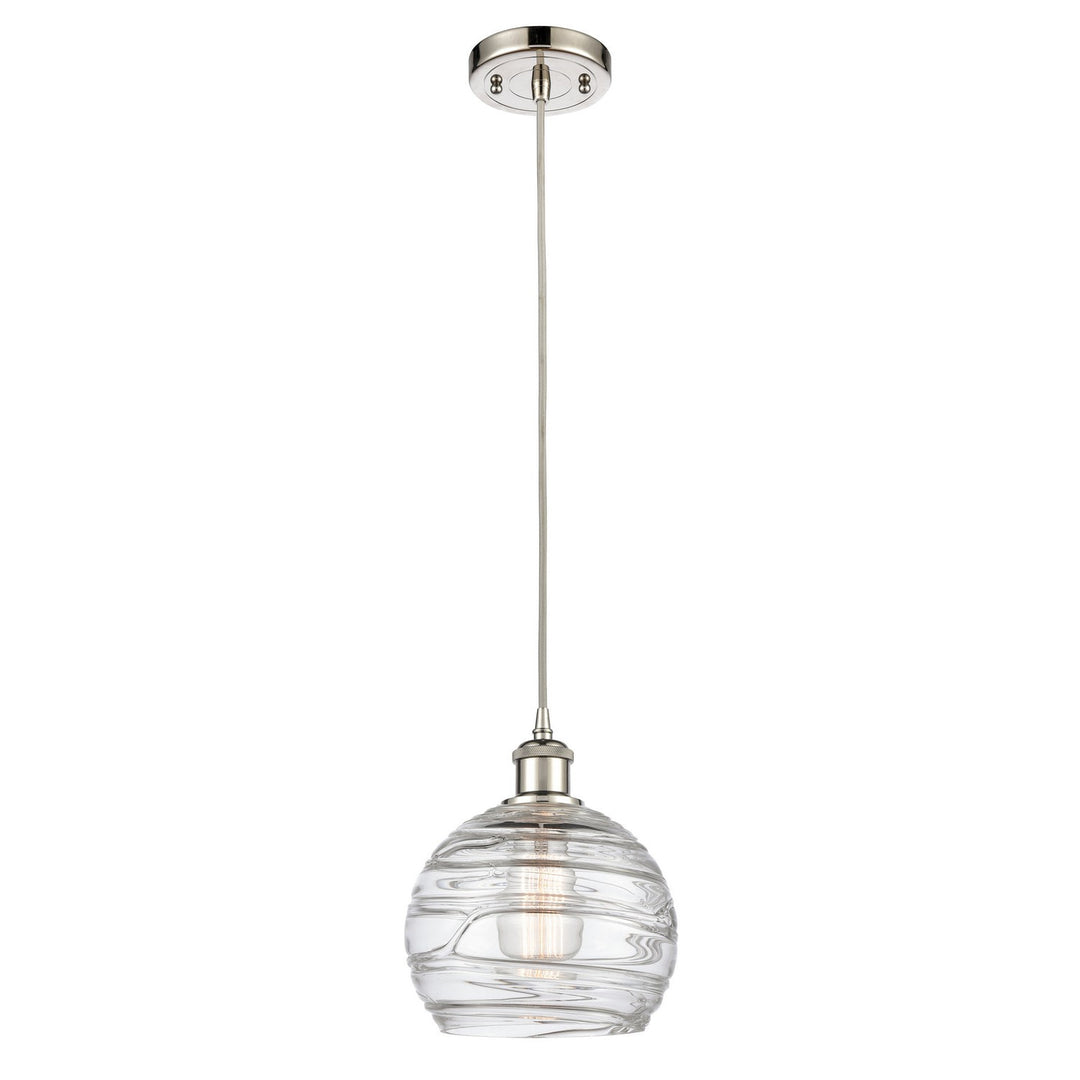 Innovations Ballston 516-1P-PN-G1213-8-LED Pendant Light - Polished Nickel
