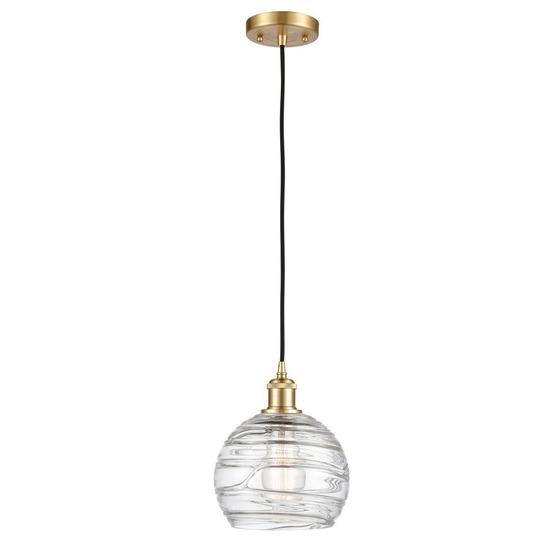Innovations Ballston 516-1P-SG-G1213-8-LED Pendant Light - Satin Gold