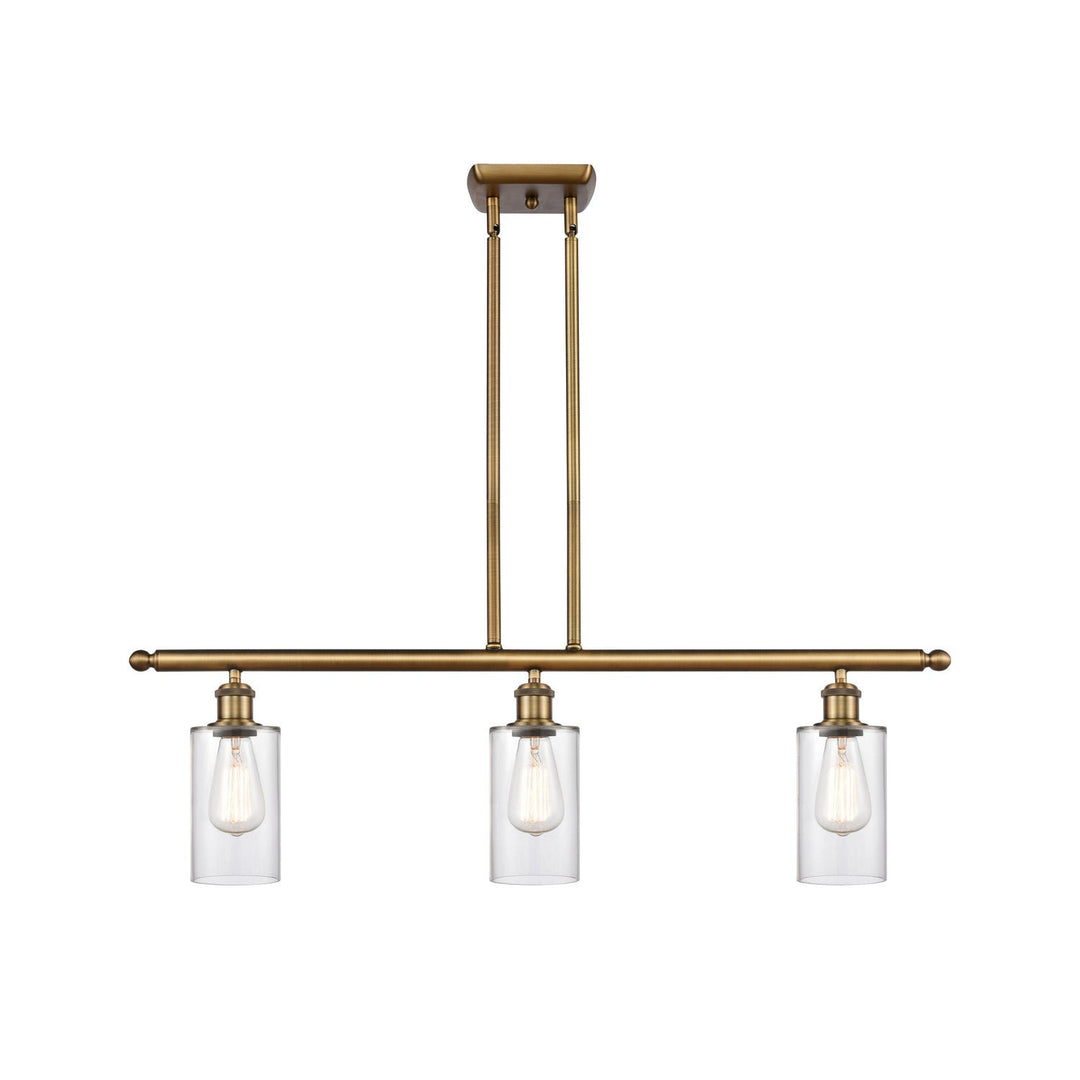 Innovations Ballston 516-3I-BB-G802 Pendant Light - Brushed Brass