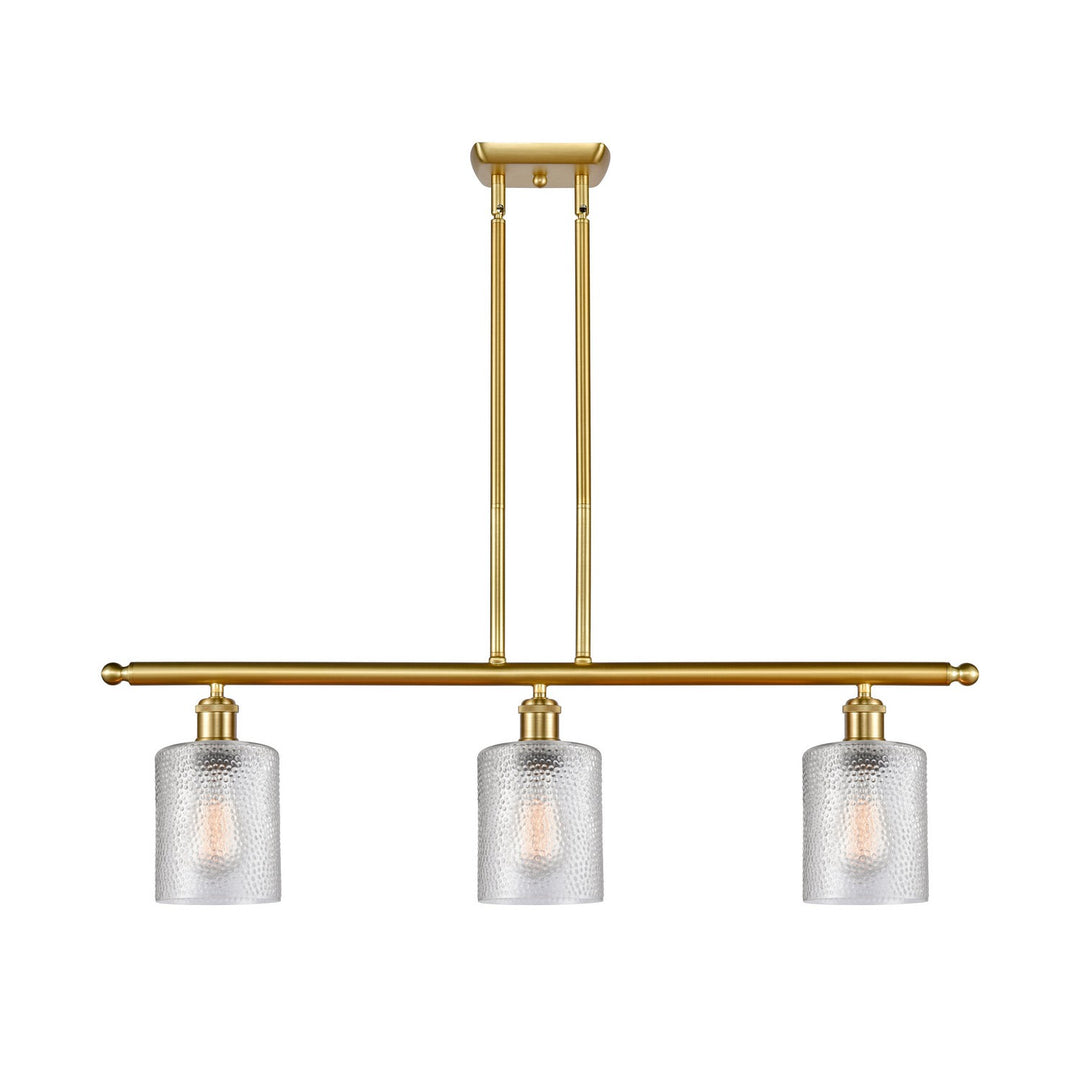 Innovations Ballston 516-3I-SG-G112-LED Pendant Light - Satin Gold