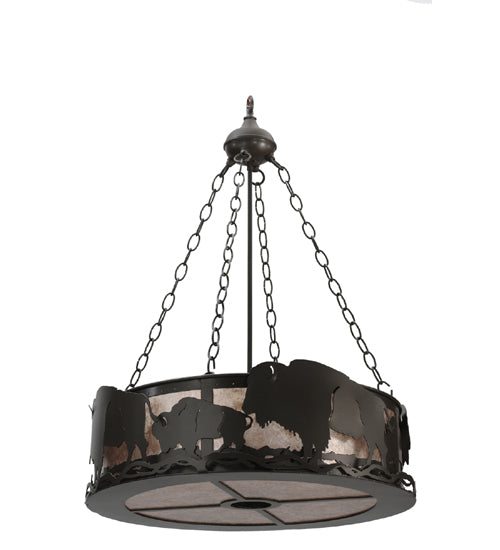 Meyda Tiffany Buffalo 112938 Pendant Light - Timeless Bronze