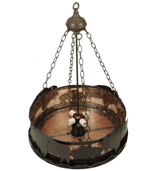 Meyda Tiffany Buffalo 112938 Pendant Light - Timeless Bronze