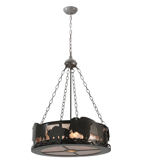 Meyda Tiffany Buffalo 112938 Pendant Light - Timeless Bronze