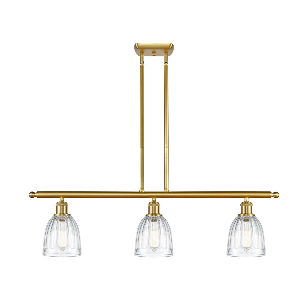 Innovations Ballston 516-3I-SG-G442-LED Pendant Light - Satin Gold