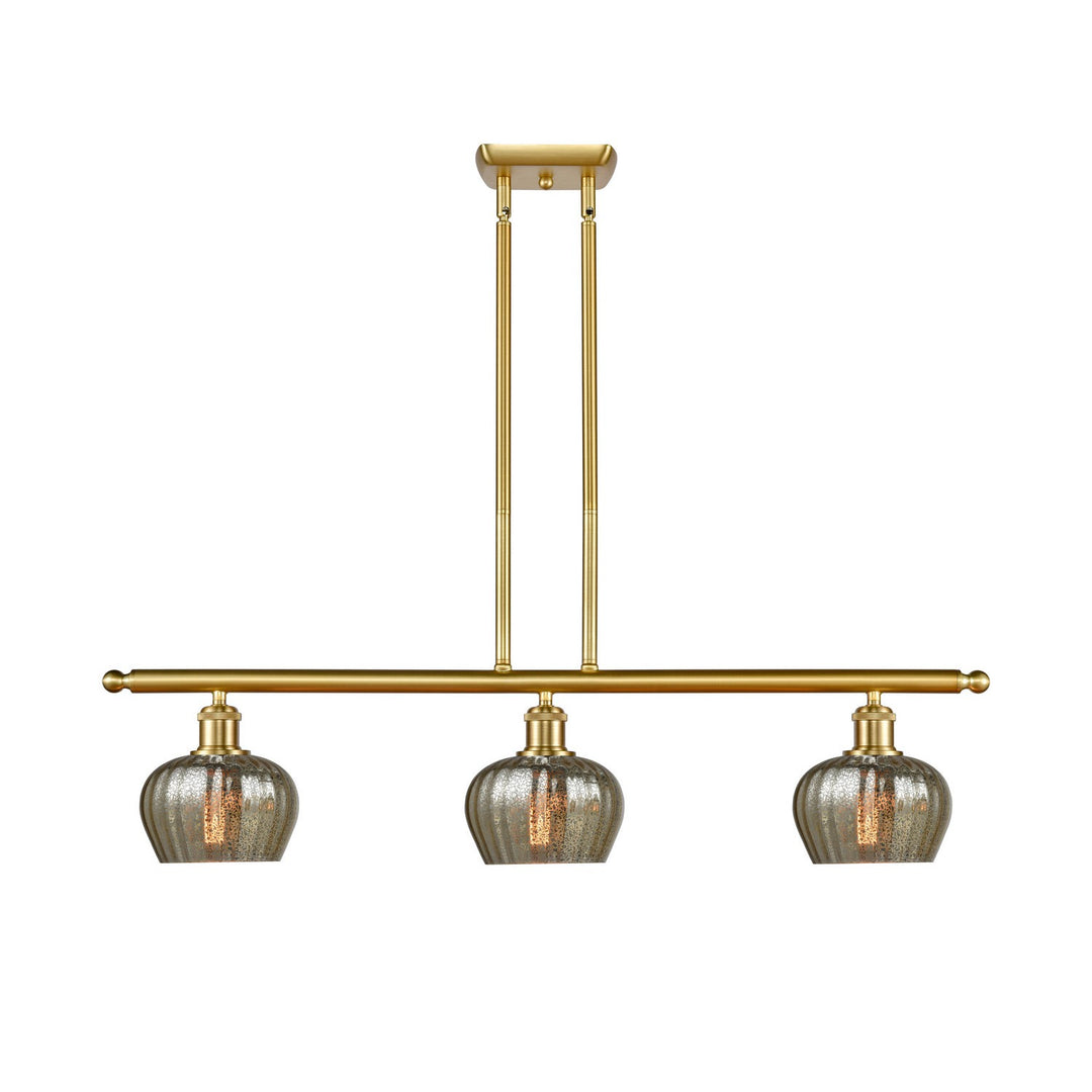 Innovations Ballston 516-3I-SG-G96-LED Pendant Light - Satin Gold