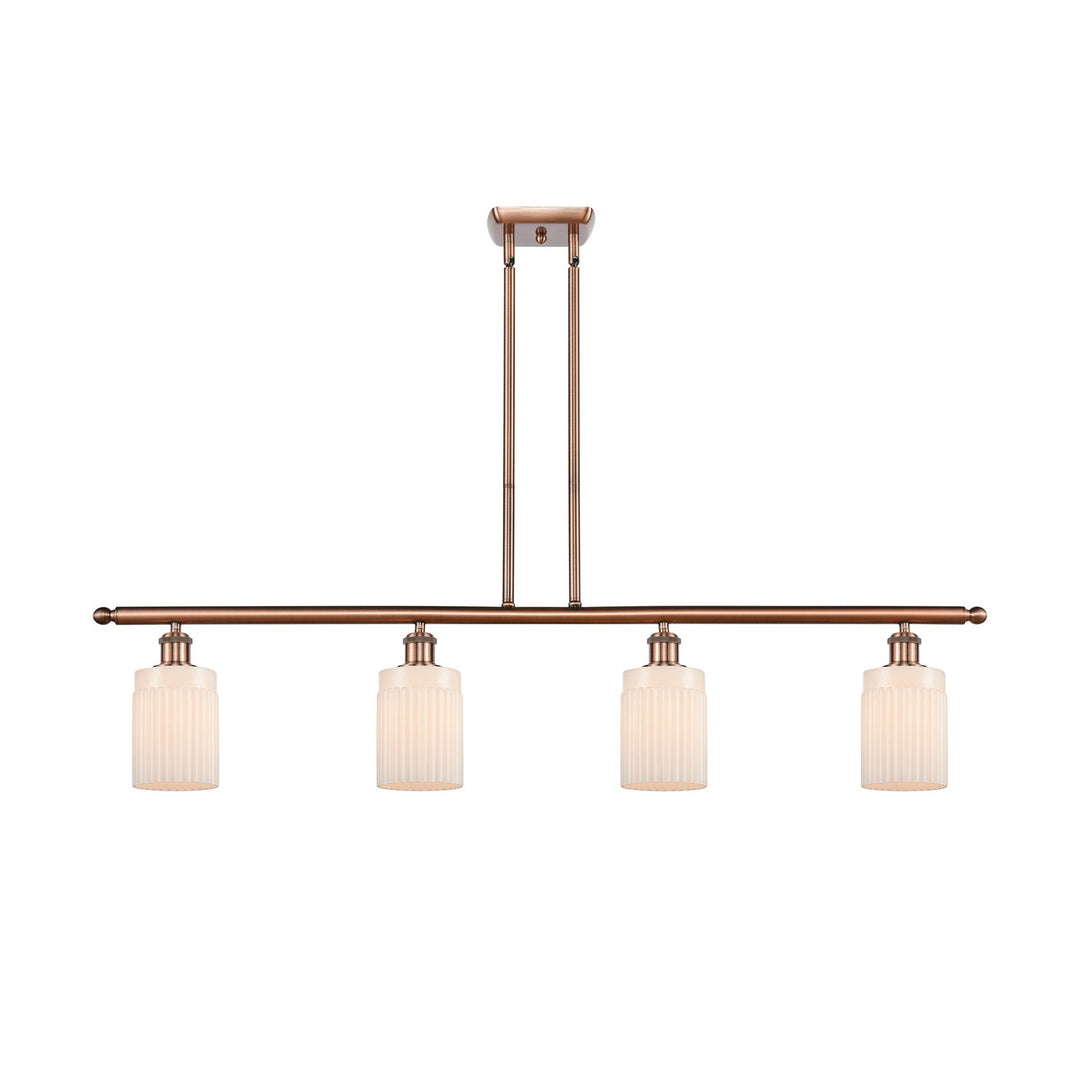 Innovations Ballston 516-4I-AC-G341-LED Pendant Light - Antique Copper