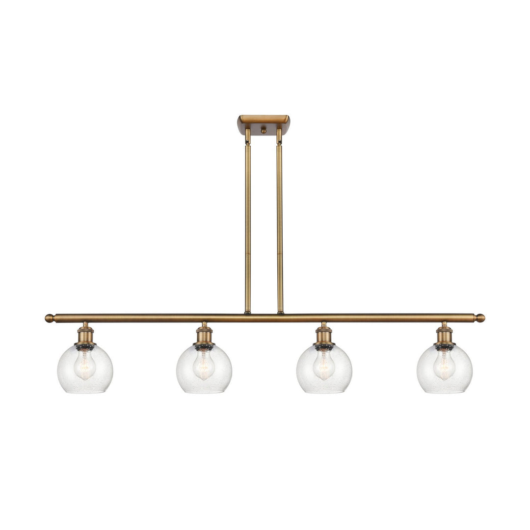 Innovations Ballston 516-4I-BB-G124-6 Pendant Light - Brushed Brass